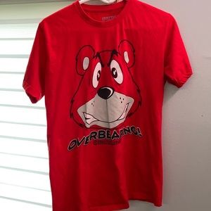Overbearing red tee designer Effectus